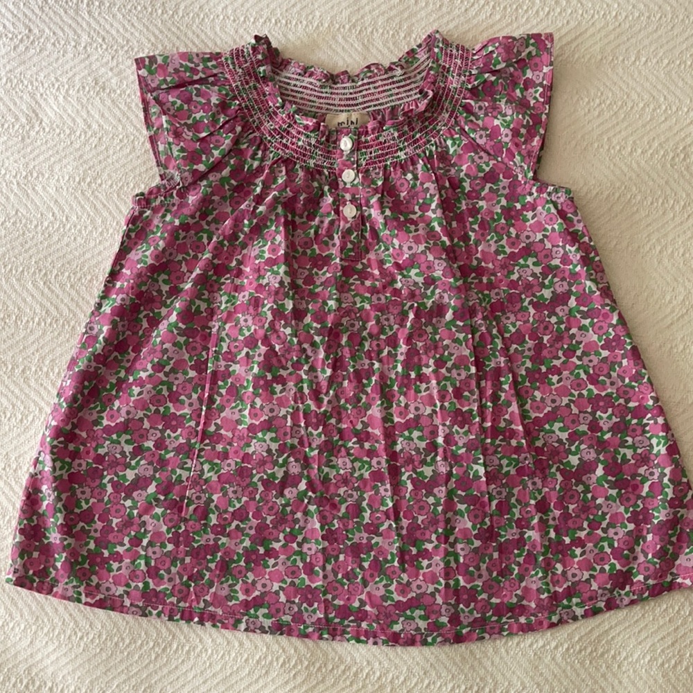 Mini Boden Flower 🌸 Shirt